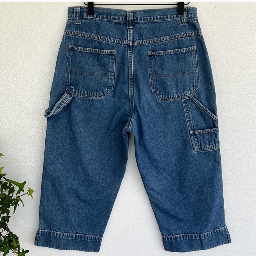 Bill Blass Jeans, carpenters' style, Denim Capris - Picture 2 of 8